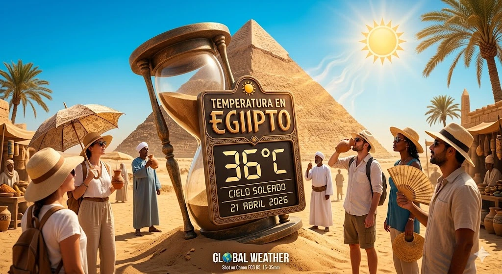 temperatura en egipto