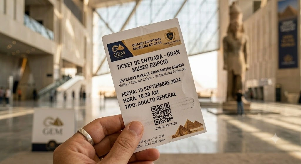entradas para el gran museo egipcio