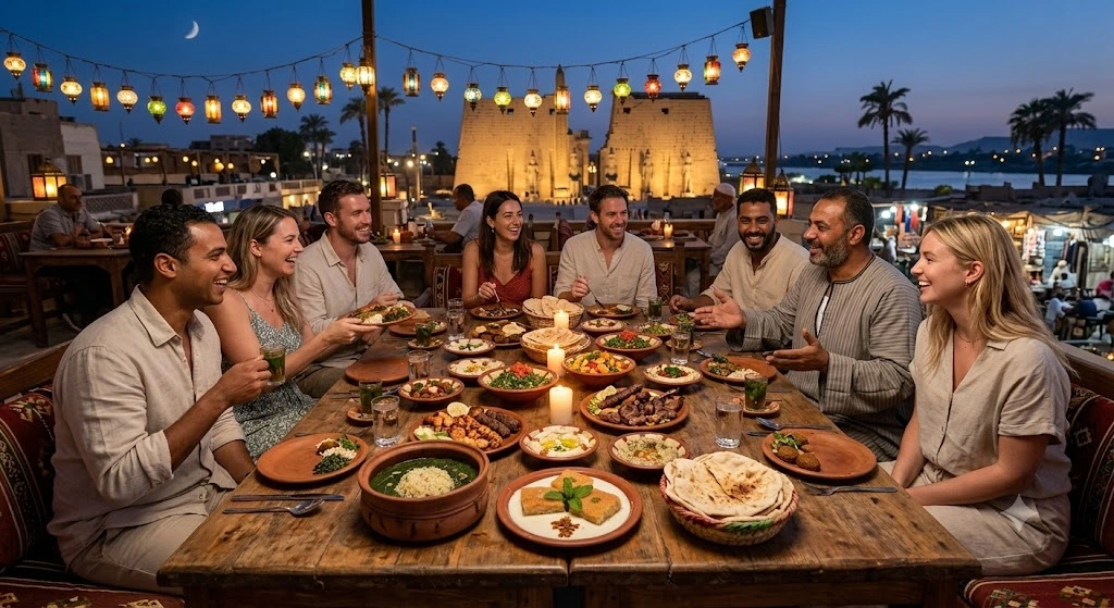 Excursión nocturna en El Cairo con cena