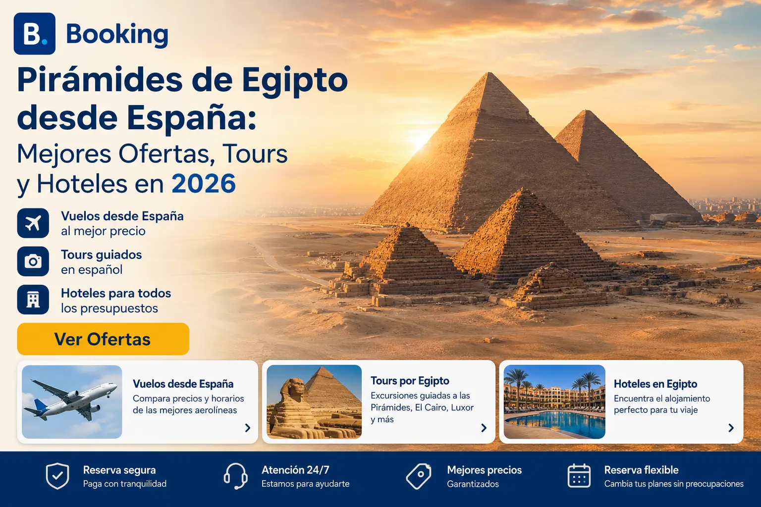 Booking Pirámides de Egipto desde España