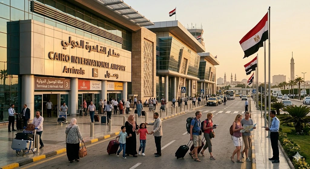 aeropuerto del cairo egipto