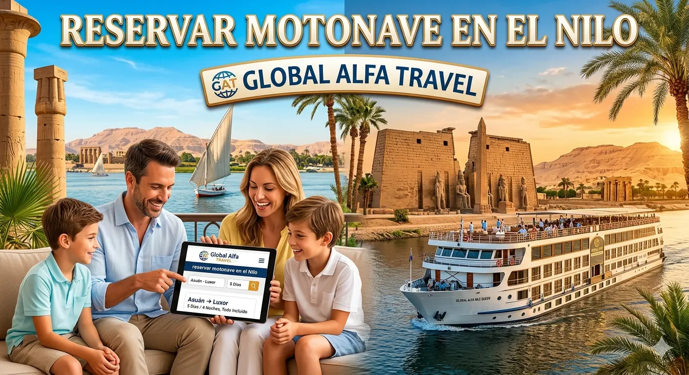 Ventajas de reservar una motonave en el Nilo con agencia online