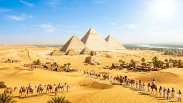 como se construyeron las pirámides de egipto
