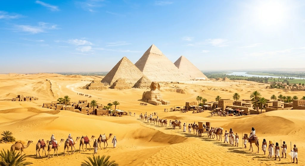 como se construyeron las pirámides de egipto
