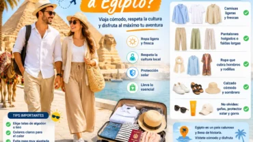 Qué ropa llevar a Egipto?