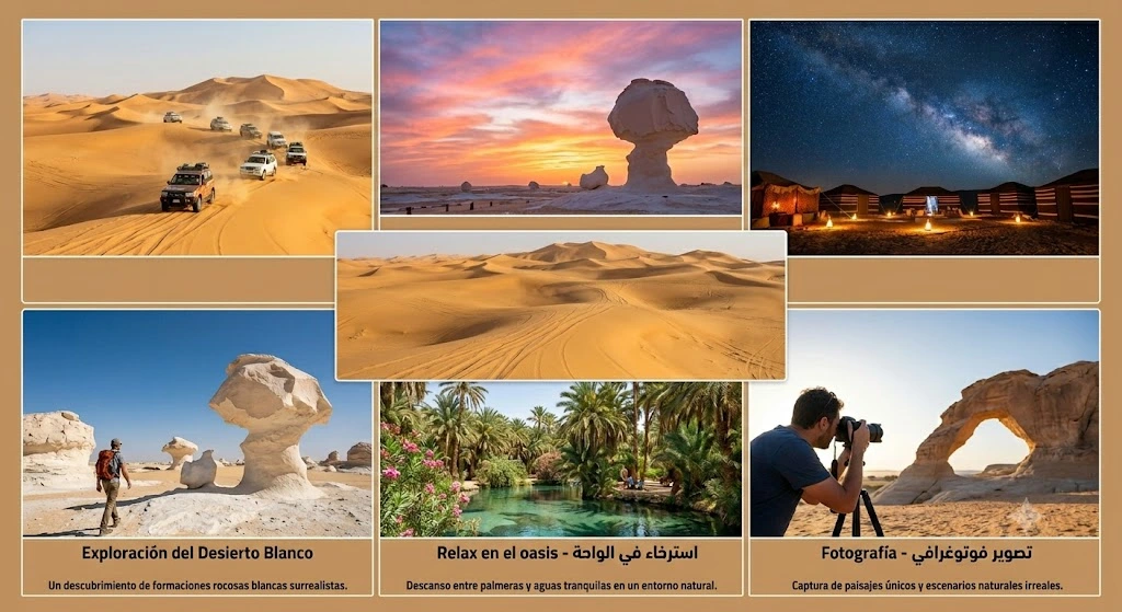 El oasis y el desierto blanco en 3 días