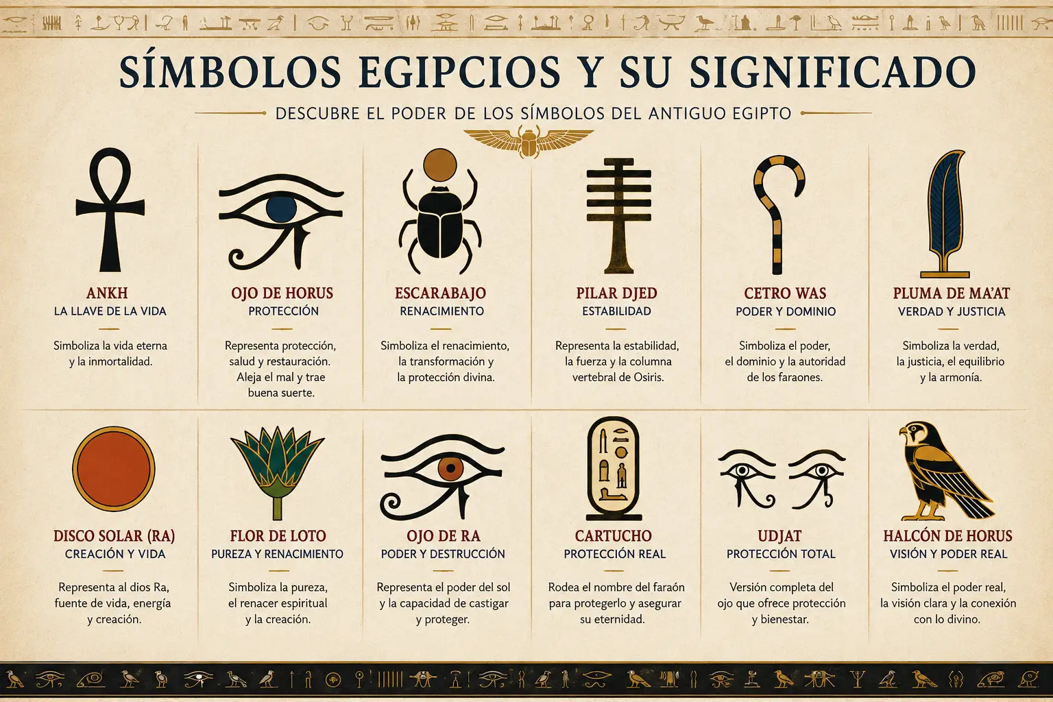 Símbolos egipcios y su significado