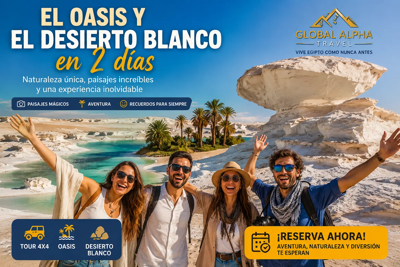 El oasis y el desierto blanco en 2 días El oasis y el desierto blanco en 2 días