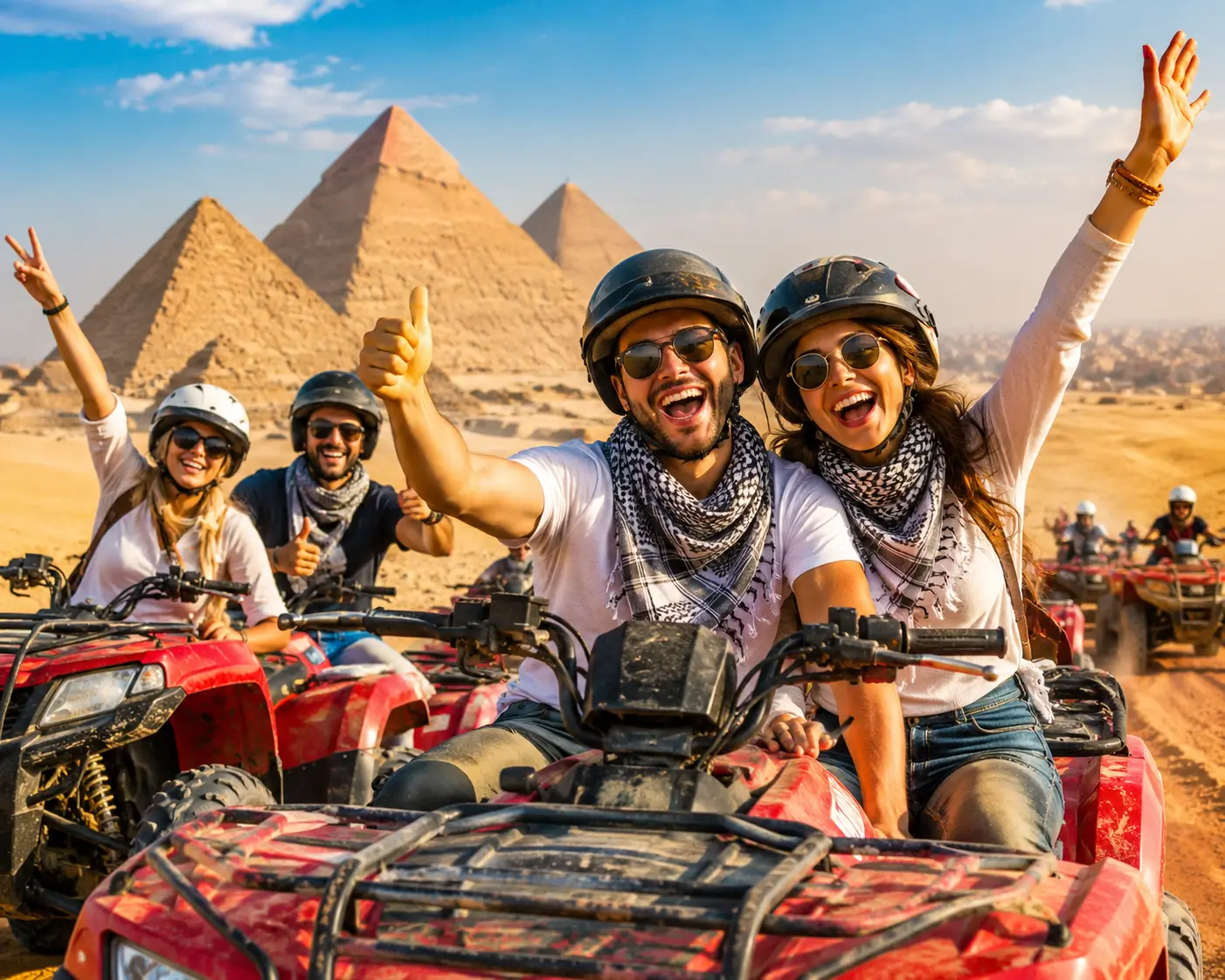 Aventura en quad por las Pirámides de Giza