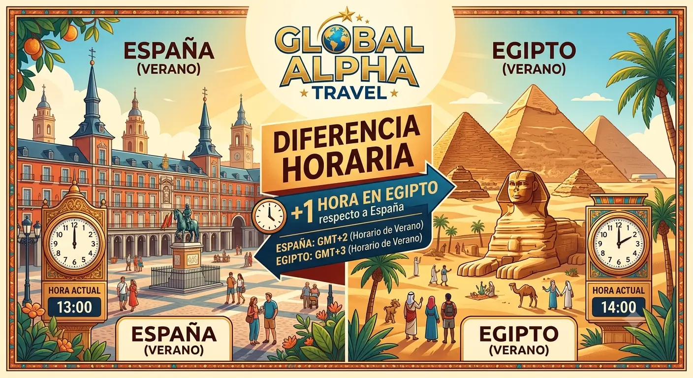 Consejos para vuelos, excursiones y reservas según la diferencia horaria
