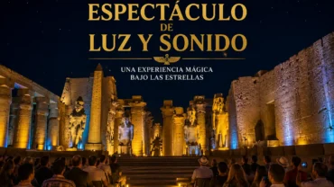 nocturno al espectáculo de luz y sonido