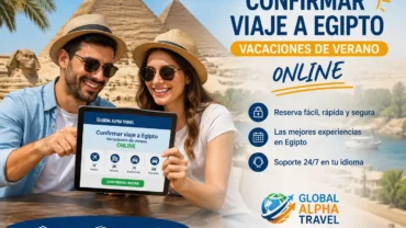 Confirmar viaje a Egipto vacaciones de verano online