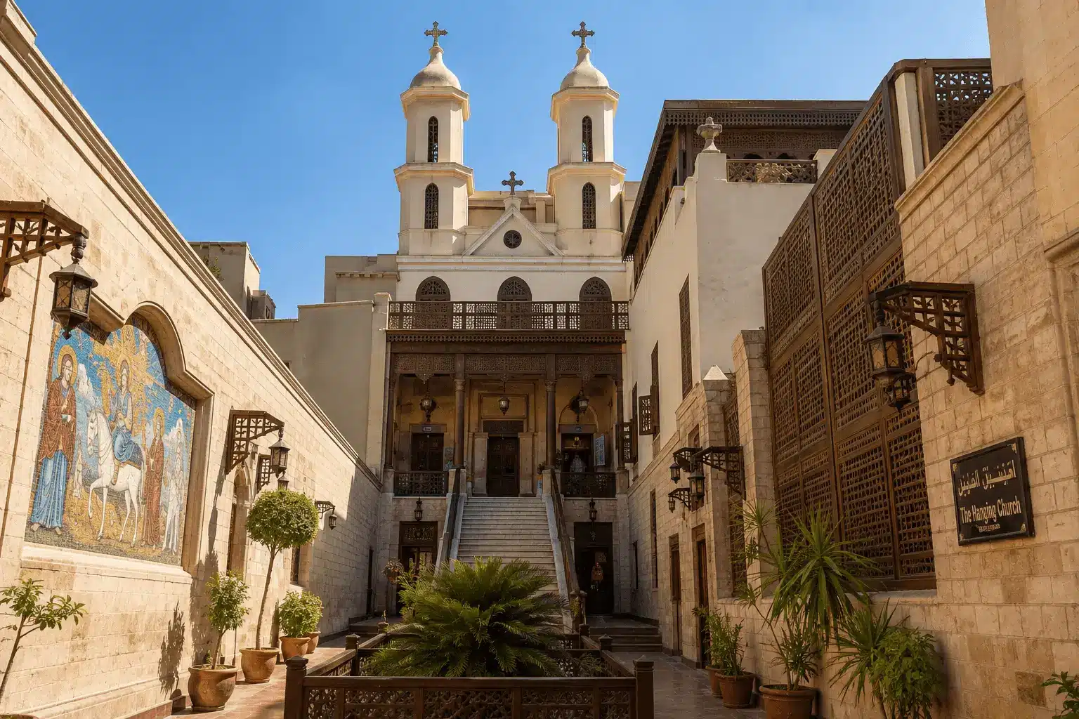 Iglesia Colgante de El Cairo